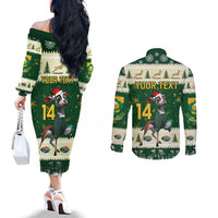 custom-south-africa-rugby-christmas-couples-matching-off-the-shoulder-long-sleeve-dress-and-long-sleeve-button-shirt-geseende-kersfees-springboks-african-pattern
