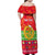 Personalised Eritrea Christmas Family Matching Off Shoulder Maxi Dress and Hawaiian Shirt Eritrean Olive Santa Claus Merry Xmas - Wonder Print Shop