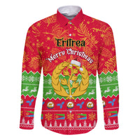 Personalised Eritrea Christmas Family Matching Short Sleeve Bodycon Dress and Hawaiian Shirt Eritrean Olive Santa Claus Merry Xmas - Wonder Print Shop