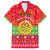 Personalised Eritrea Christmas Hawaiian Shirt Eritrean Olive Santa Claus Merry Xmas - Wonder Print Shop