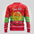 Personalised Eritrea Christmas Ugly Christmas Sweater Eritrean Olive Santa Claus Merry Xmas - Wonder Print Shop