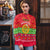 Personalised Eritrea Christmas Ugly Christmas Sweater Eritrean Olive Santa Claus Merry Xmas - Wonder Print Shop