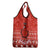 Canada Christmas Grocery Bag Maple Leaf Santa With Map Merry Xmas
