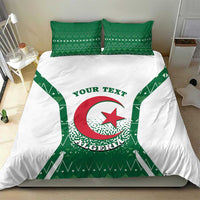 Personalized Algeria Bedding Set Coat Of Arms African Pattern - Wonder Print Shop