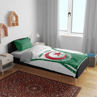 Personalized Algeria Bedding Set Coat Of Arms African Pattern - Wonder Print Shop