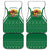 Personalized Algeria Car Mats Coat Of Arms African Pattern - Wonder Print Shop