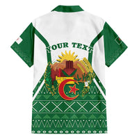 Personalized Algeria Family Matching Long Sleeve Bodycon Dress and Hawaiian Shirt Coat Of Arms African Pattern - Wonder Print Shop