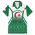 Personalized Algeria Family Matching Off The Shoulder Long Sleeve Dress and Hawaiian Shirt Coat Of Arms African Pattern - Wonder Print Shop