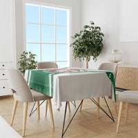Personalized Algeria Tablecloth Coat Of Arms African Pattern - Wonder Print Shop