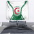 Personalized Algeria Tapestry Coat Of Arms African Pattern - Wonder Print Shop