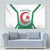 Personalized Algeria Tapestry Coat Of Arms African Pattern - Wonder Print Shop