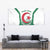 Personalized Algeria Tapestry Coat Of Arms African Pattern - Wonder Print Shop