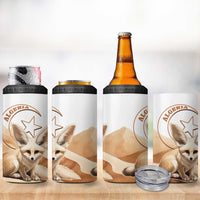 Fennec Fox Algeria 4 in 1 Can Cooler Tumbler Algerian Sahara - Wonder Print Shop