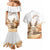 Fennec Fox Algeria Couples Matching Mermaid Dress and Hawaiian Shirt Algerian Sahara - Wonder Print Shop