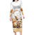 Fennec Fox Algeria Family Matching Long Sleeve Bodycon Dress and Hawaiian Shirt Algerian Sahara - Wonder Print Shop