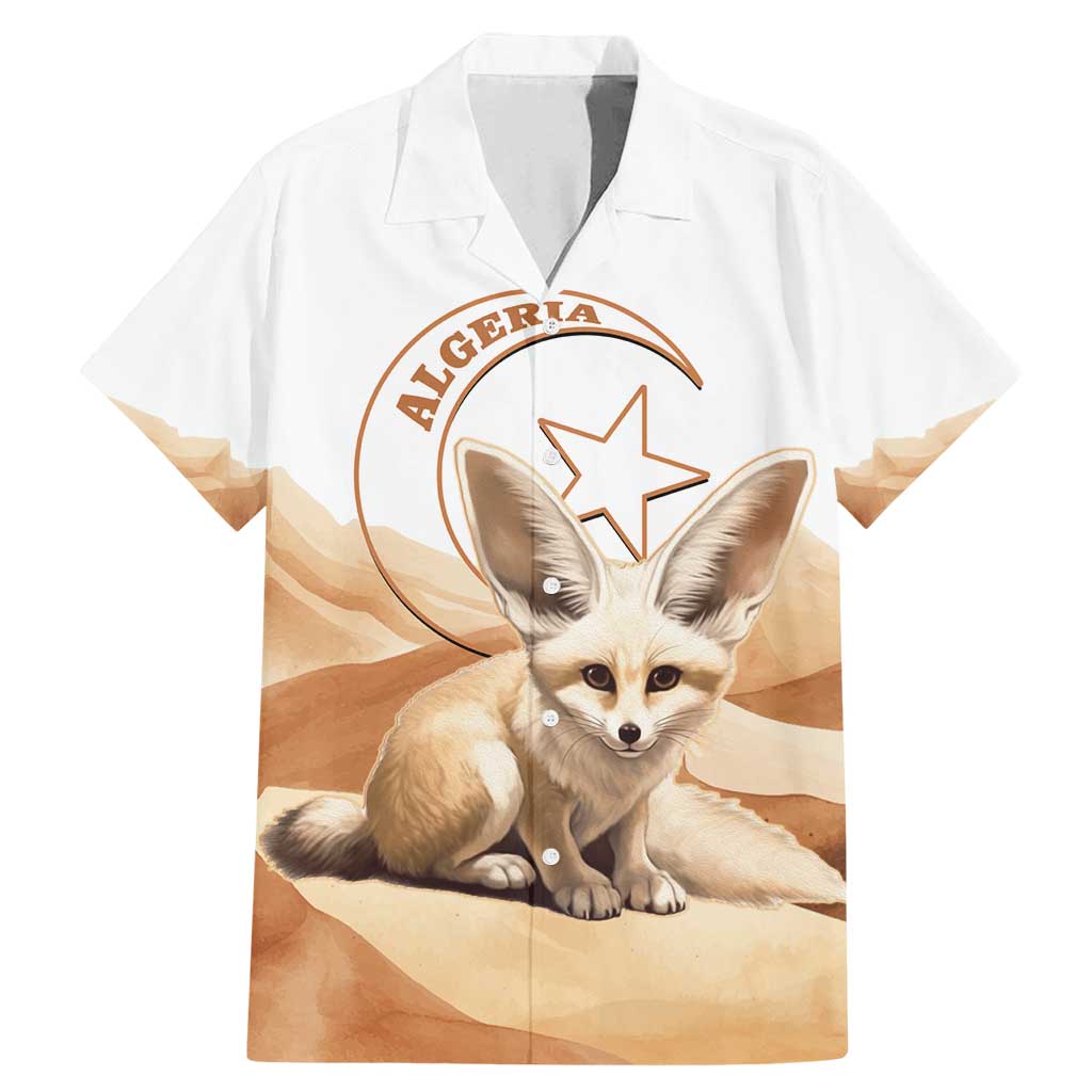 Fennec Fox Algeria Family Matching Mermaid Dress and Hawaiian Shirt Algerian Sahara - Wonder Print Shop