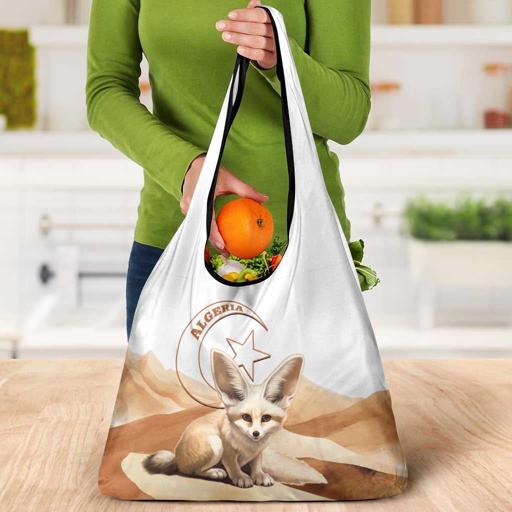 Fennec Fox Algeria Grocery Bag Algerian Sahara