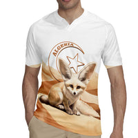 Fennec Fox Algeria Rugby Jersey Algerian Sahara - Wonder Print Shop