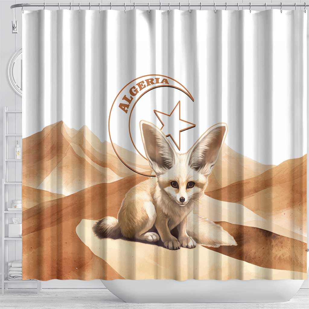 Fennec Fox Algeria Shower Curtain Algerian Sahara