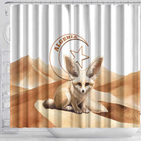 Fennec Fox Algeria Shower Curtain Algerian Sahara