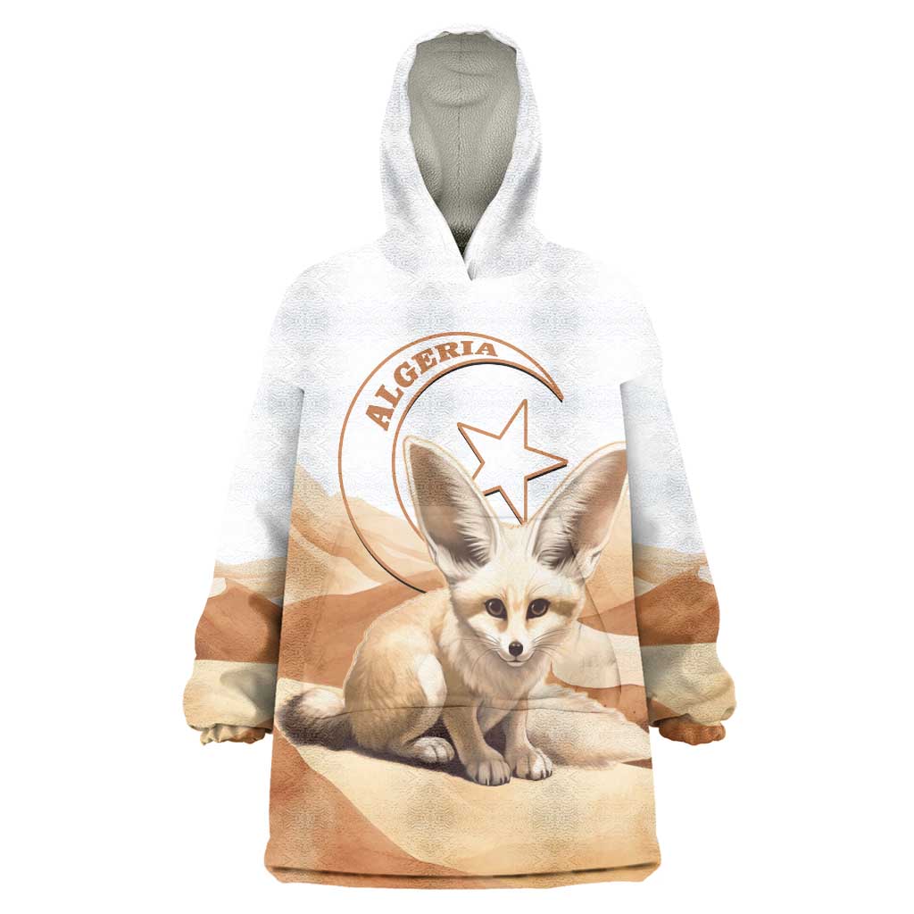 Fennec Fox Algeria Wearable Blanket Hoodie Algerian Sahara - Wonder Print Shop