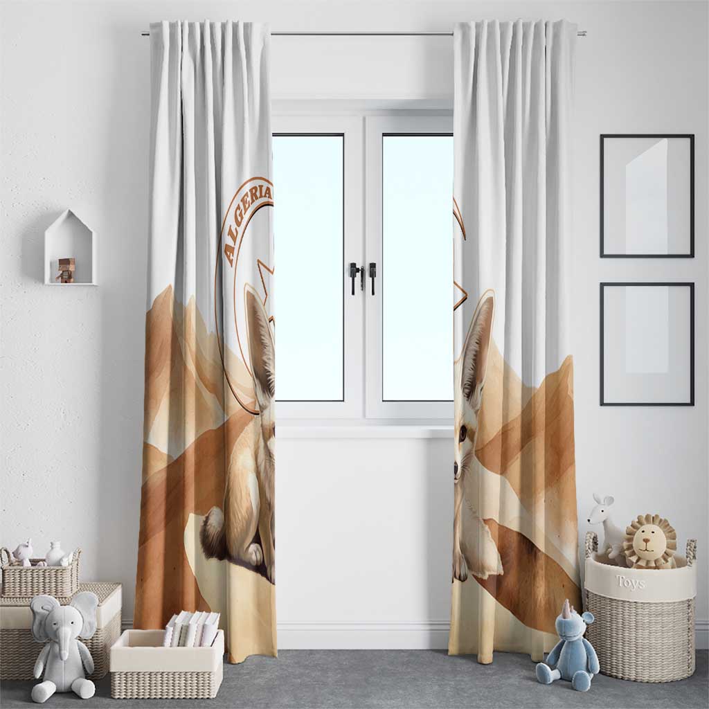 Fennec Fox Algeria Window Curtain Algerian Sahara - Wonder Print Shop
