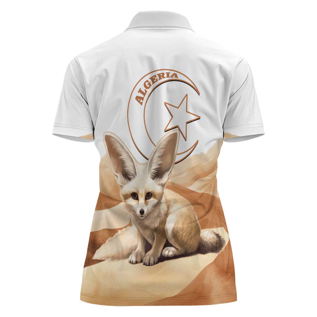 Fennec Fox Algeria Women Polo Shirt Algerian Sahara - Wonder Print Shop