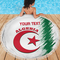 Custom Algeria Football Beach Blanket Go The Greens - Wonder Print Shop