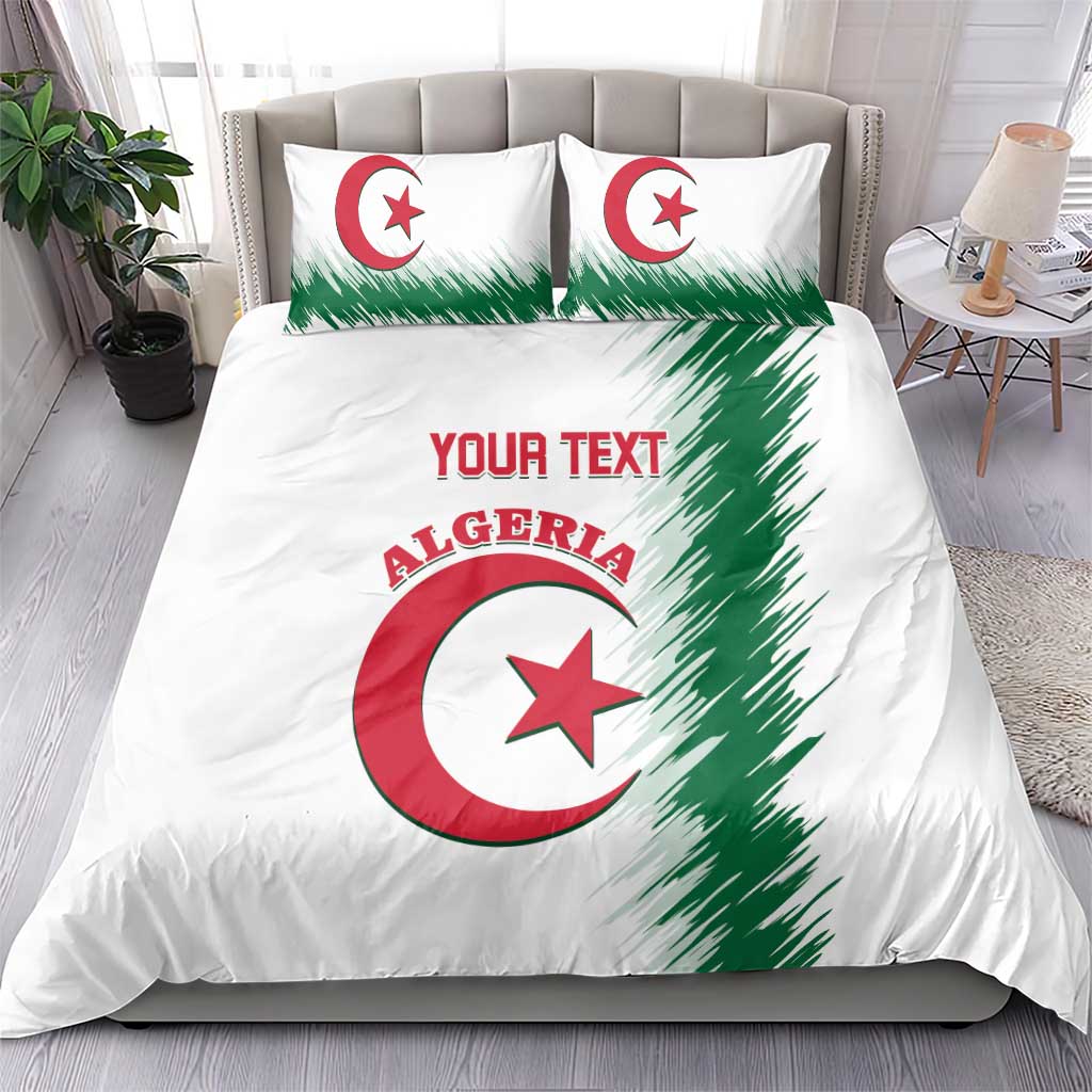 Custom Algeria Football Bedding Set Go The Greens - Wonder Print Shop