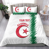 Custom Algeria Football Bedding Set Go The Greens - Wonder Print Shop
