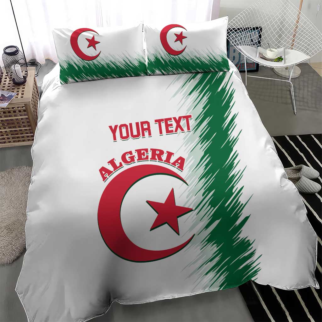 Custom Algeria Football Bedding Set Go The Greens - Wonder Print Shop