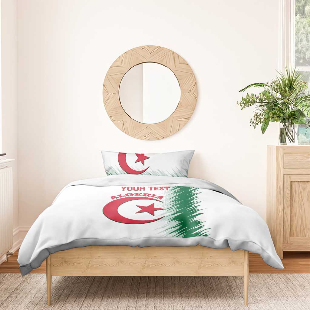 Custom Algeria Football Bedding Set Go The Greens - Wonder Print Shop