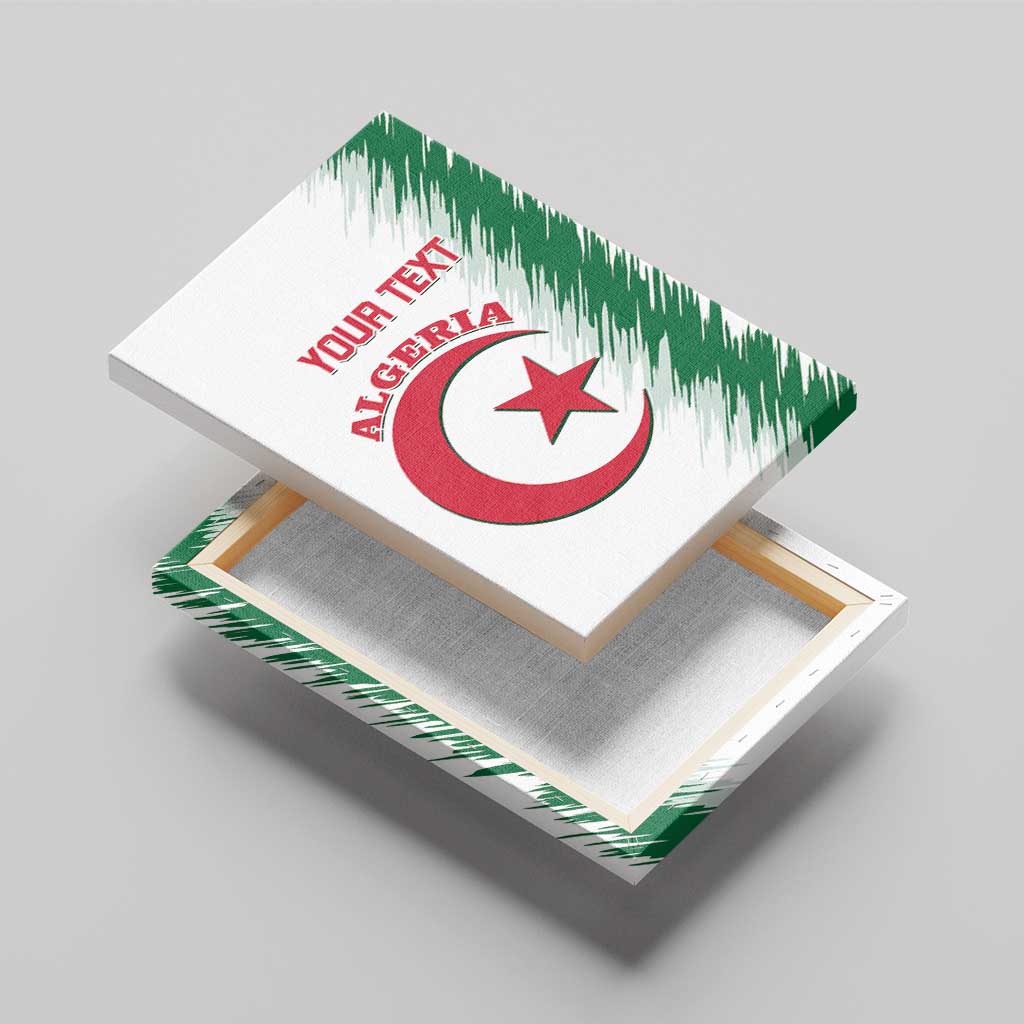 Custom Algeria Football Canvas Wall Art Go The Greens - Wonder Print Shop