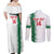 Custom Algeria Football Couples Matching Off Shoulder Maxi Dress and Long Sleeve Button Shirt Go The Greens - Wonder Print Shop