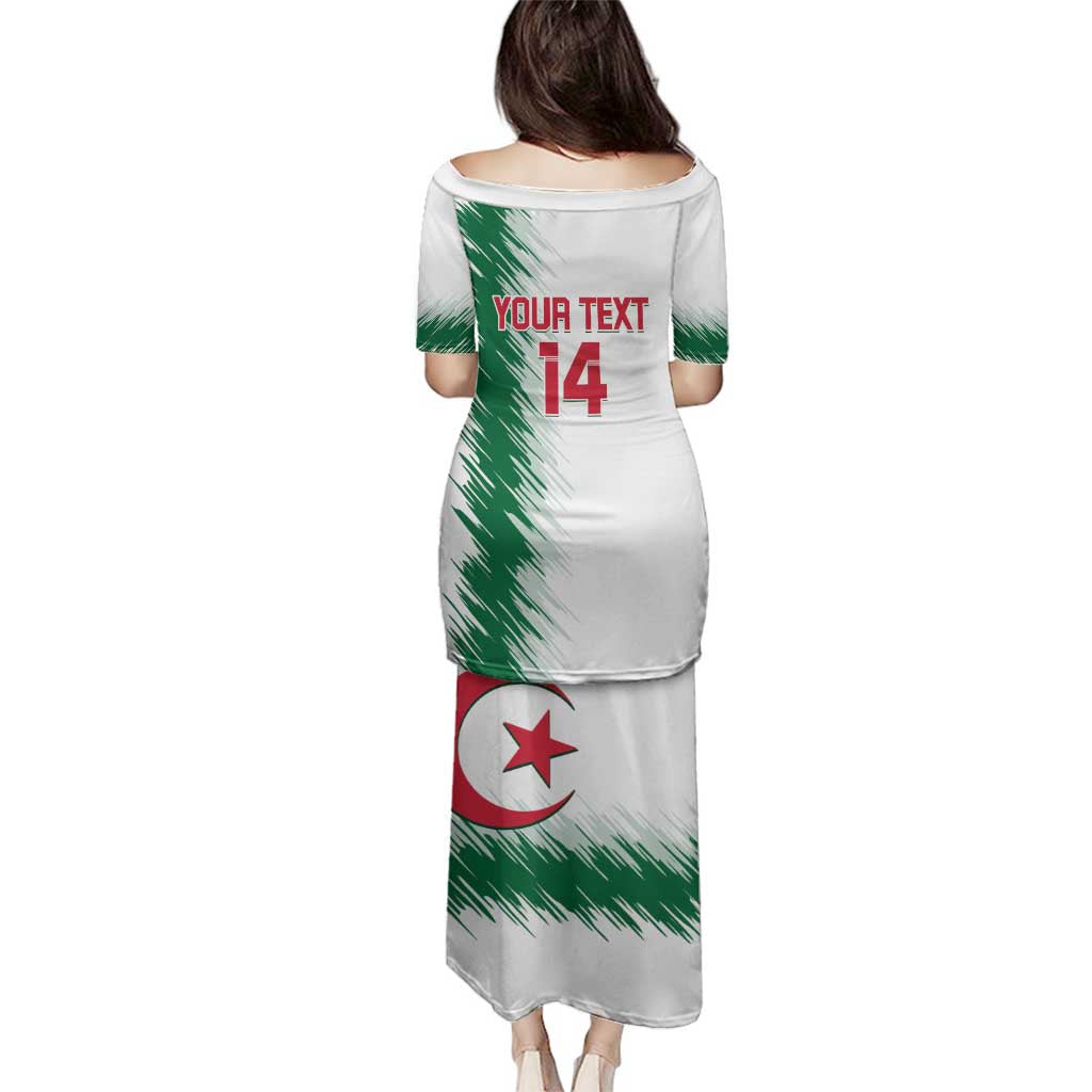 Custom Algeria Football Family Matching Puletasi and Hawaiian Shirt Go The Greens - Wonder Print Shop