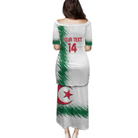 Custom Algeria Football Family Matching Puletasi and Hawaiian Shirt Go The Greens - Wonder Print Shop