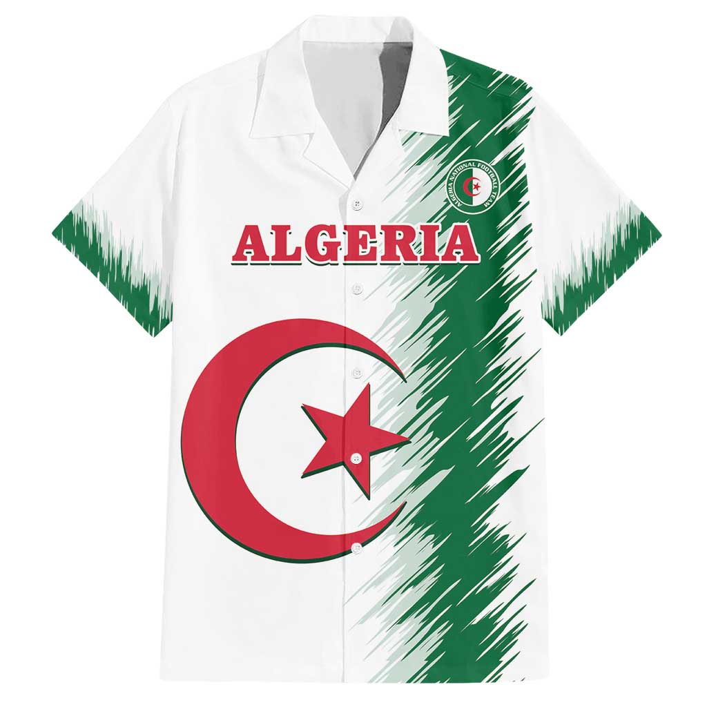 Custom Algeria Football Family Matching Short Sleeve Bodycon Dress and Hawaiian Shirt Go The Greens - Wonder Print Shop