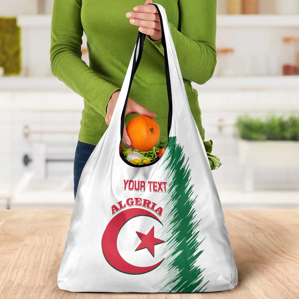 Custom Algeria Football Grocery Bag Go The Greens