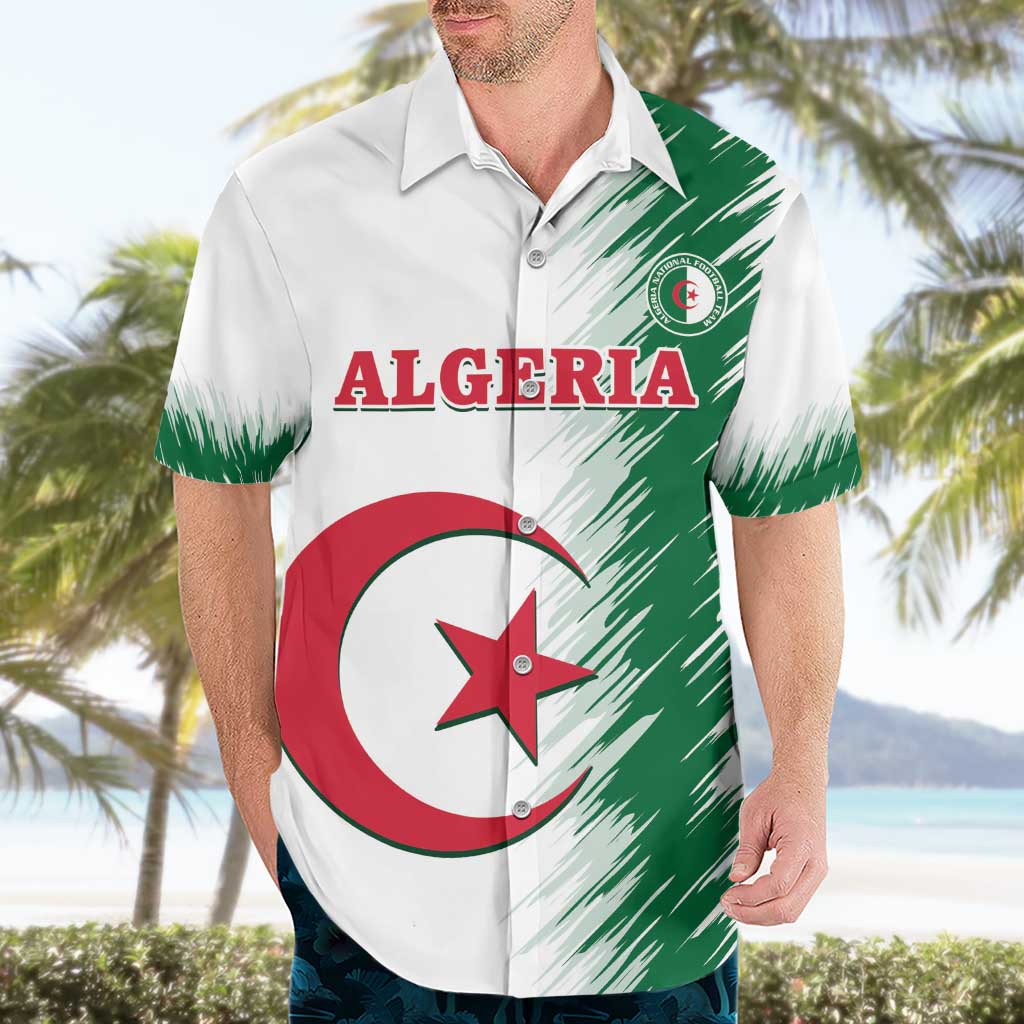 Custom Algeria Football Hawaiian Shirt Go The Greens - Wonder Print Shop