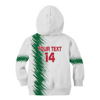 Custom Algeria Football Kid Hoodie Go The Greens - Wonder Print Shop
