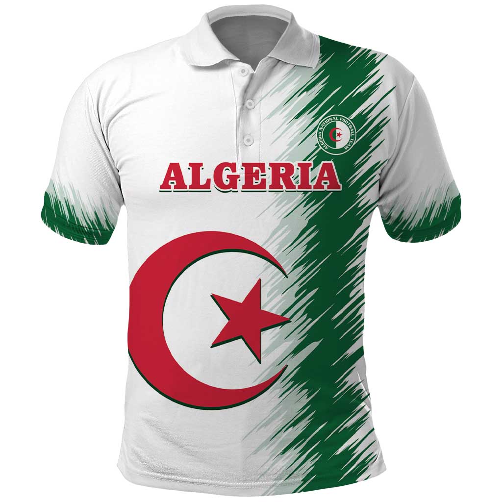 Custom Algeria Football Polo Shirt Go The Greens - Wonder Print Shop