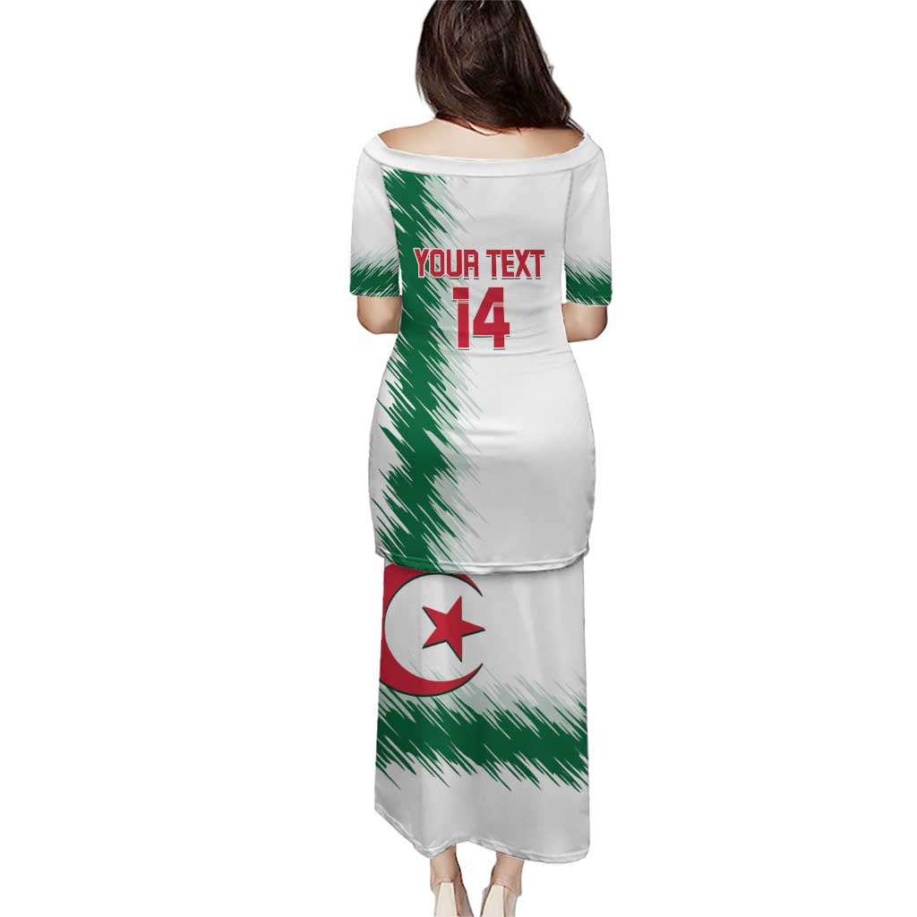Custom Algeria Football Puletasi Go The Greens - Wonder Print Shop