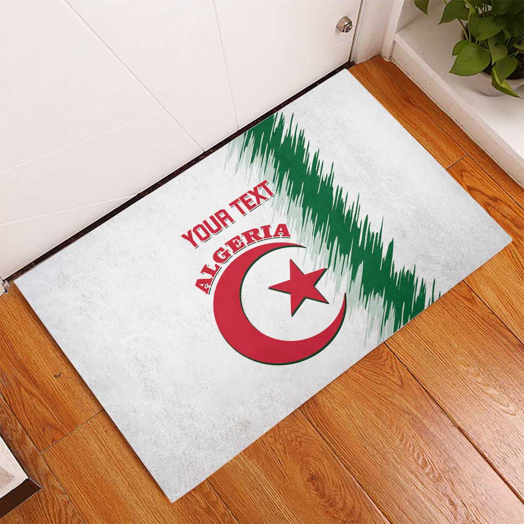 Custom Algeria Football Rubber Doormat Go The Greens - Wonder Print Shop