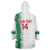 Custom Algeria Football Wearable Blanket Hoodie Go The Greens - Wonder Print Shop