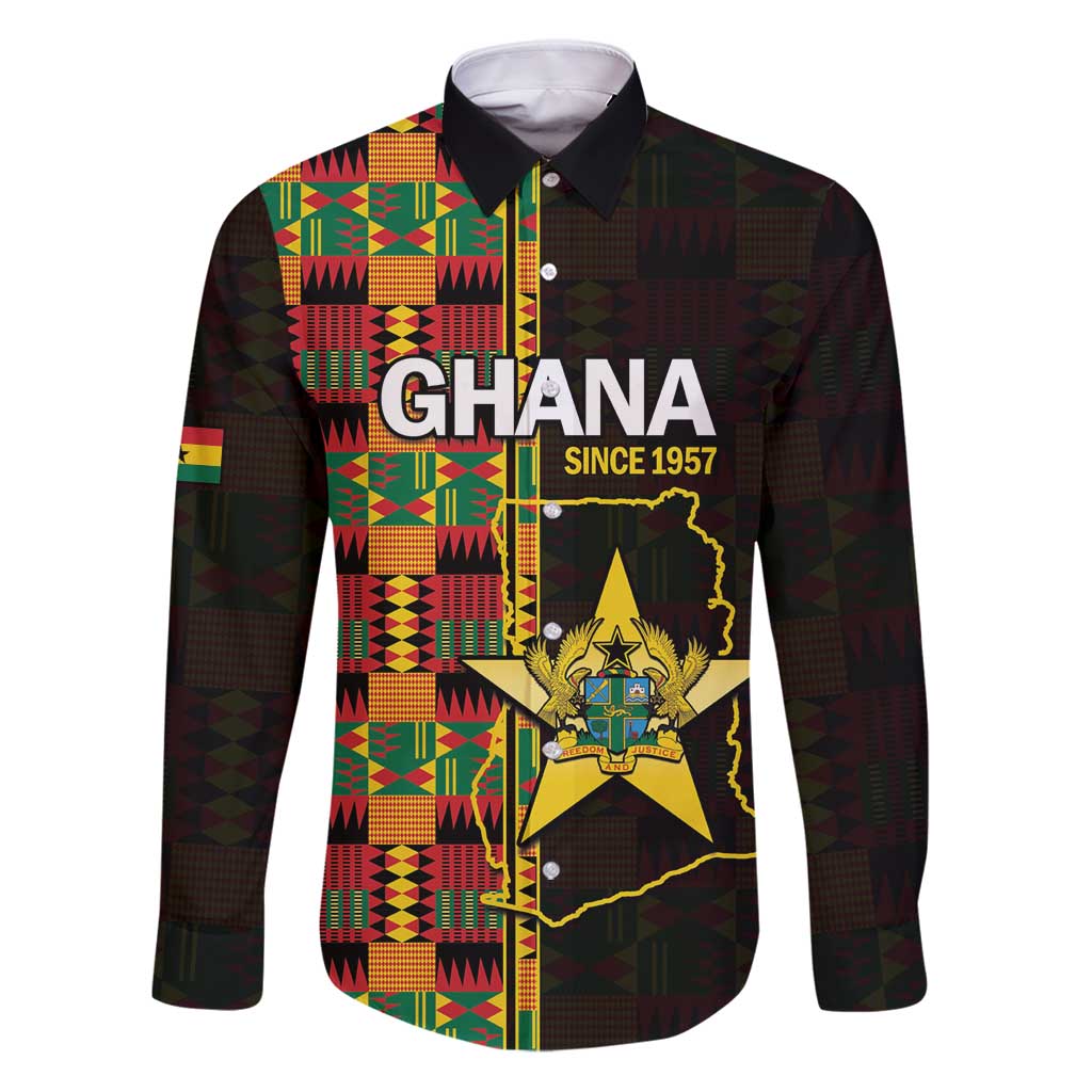 Ghana 1957 Family Matching Puletasi and Hawaiian Shirt Independence Anniversary Kente Pattern