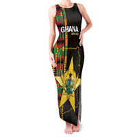 Ghana 1957 Family Matching Tank Maxi Dress and Hawaiian Shirt Independence Anniversary Kente Pattern