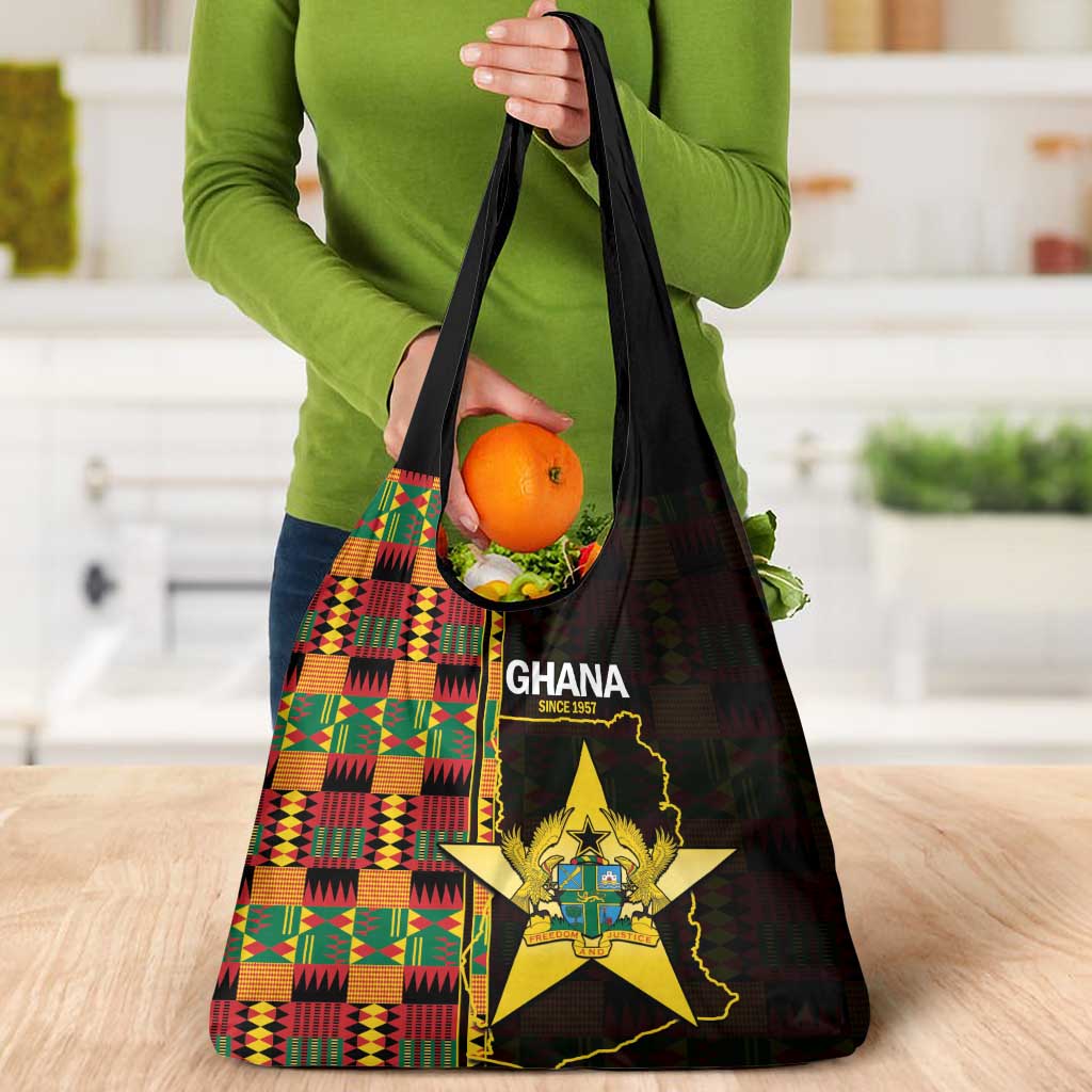 Ghana 1957 Grocery Bag Independence Anniversary Kente Pattern