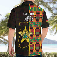 Ghana 1957 Hawaiian Shirt Independence Anniversary Kente Pattern