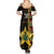 Ghana 1957 Summer Maxi Dress Independence Anniversary Kente Pattern
