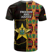 Ghana 1957 T Shirt Independence Anniversary Kente Pattern